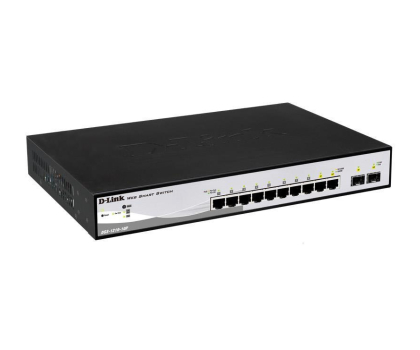 Switch D-Link 12p DGS-1210-10P (10x100/1000Mbit 2xSFP Combo)